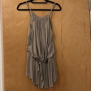 Free people gladiator style romper with rope tie